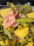 Braised Pork with Green Beans (豆角土豆炖猪肉)