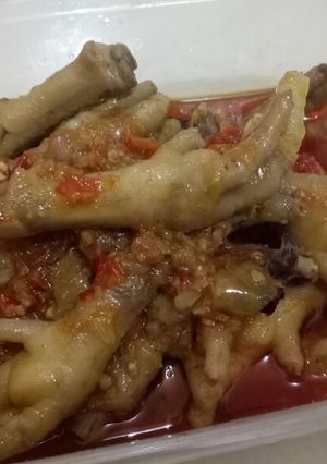 Foto resep Ceker kuah setan