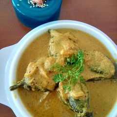 A picture of Baingan ka salan.