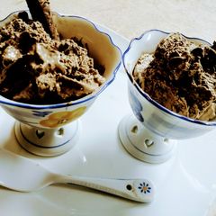 A picture of Chocolate ice cream.