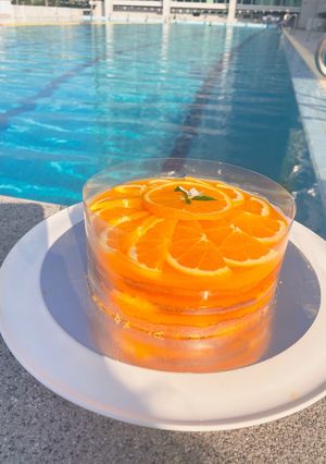 รูปของ 𝙤𝙧𝙖𝙣𝙜𝙚 𝙘𝙖𝙠𝙚🍊✨ เค้กส้ม