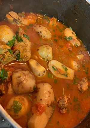 A picture of Arvi gosht.