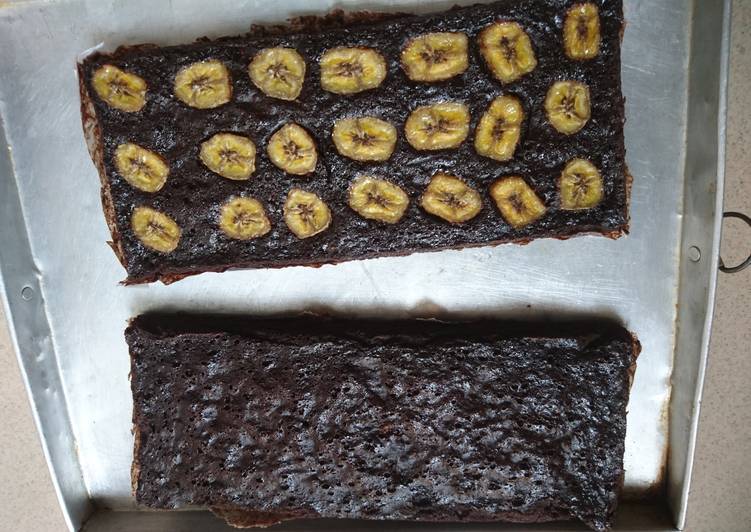 Cara Gampang Membuat Brownies Pisang Panggang Anti Gagal