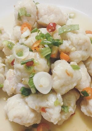 รูปของ 🌈ยำลูกชิ้นสันในไก่ #Low fat