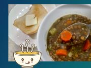 A picture of lentil soup