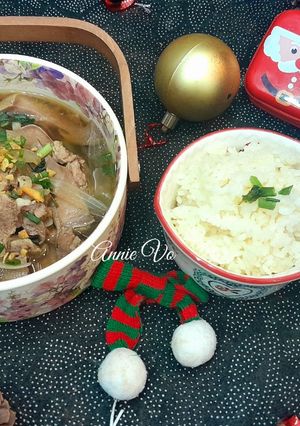 Hình của món Lưỡi heo nấu ngũ vị.