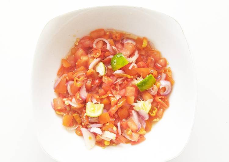 Bagaimana Membuat Sambal Dabu - Dabu, Enak Banget