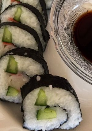 Foto resep Sushi roll 🥒🍤