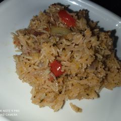 Rice(pulav) A picture of Rice(pulav).