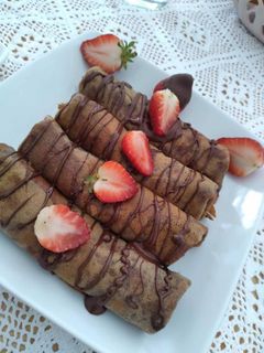 صورة لوصفة كريب شوكولاطة