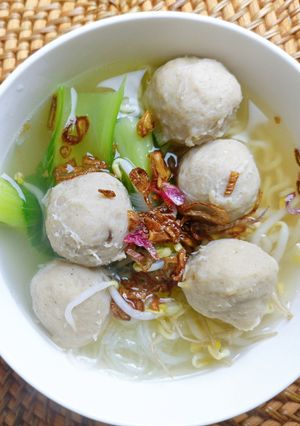 Foto resep Bakso Sapi Ayam Kuah Bening