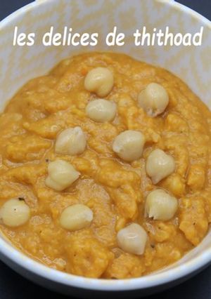 Une photo de Dahl de pois chiches et carottes (LETTRE D)