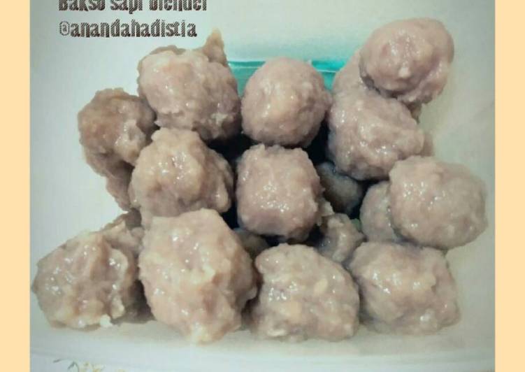 Langkah Mudah untuk Menyiapkan Bakso Sapi Blender Anti Gagal