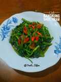 Tumis/ cah Kangkung saus tiram Ala Resto