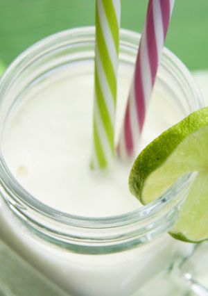 Une photo de Smoothie façon Pina Colada
