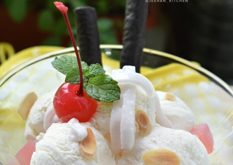 Langkah Mudah Memasak Aiskrim Kelapa 🍧 yang Cepat