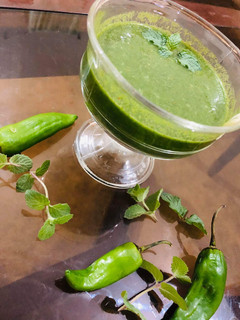 A picture of Green Chutney Recipe.
