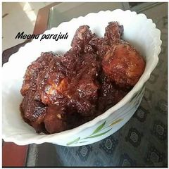 A picture of Chicken masala Nepali tadka.