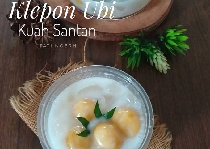 Klepon Ubi Kuah Santan