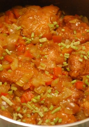 A picture of Chilli Shrimp.