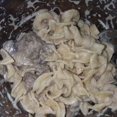 A picture of Betty Crocker Beef Stroganoff.
