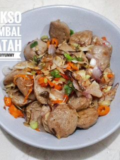 Foto resep Bakso Sambal Matah