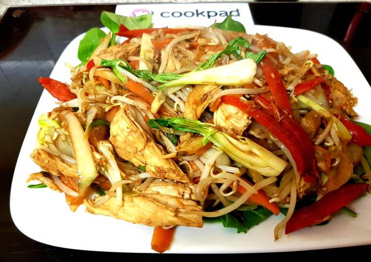 My Sweet Chilli Chicken & Soy Stirfry.π