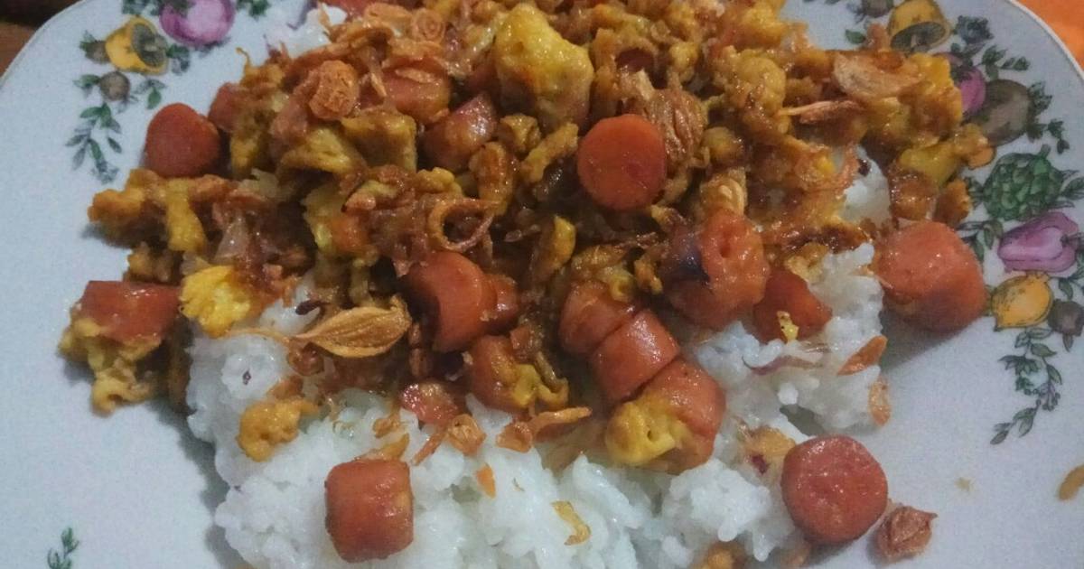 Resep Orak Arik Telur Sosis Oleh Luluk Silviana Febri Ria Cookpad