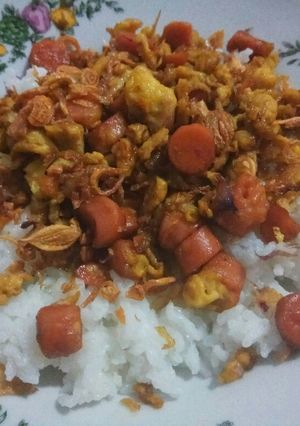 Foto resep Orak arik telur sosis
