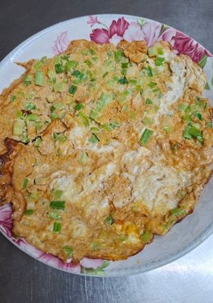 〔在家也能做〕醬香蔥蛋 的食譜成品照片