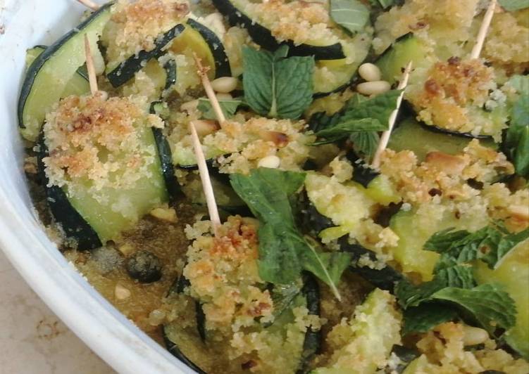 Involtini di zucchine alla beccafico