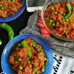 A picture of Gajar Gosht.