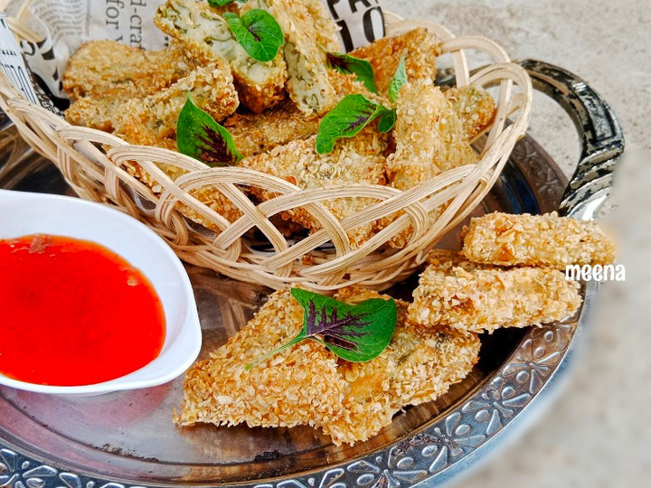 Resep Nugget Ayam Bayam Batik(Gluten free) yang Lezat