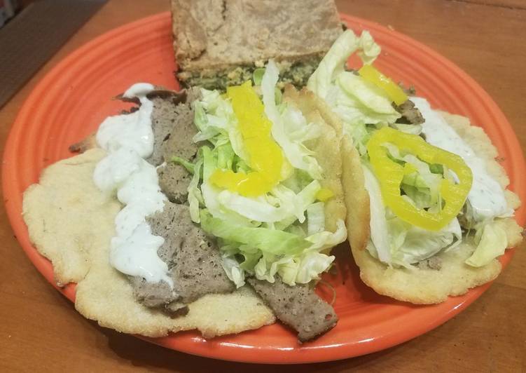 Recipe of Award-winning Gyro Meat W/Tzatziki Sauce