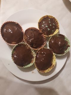 Gluténmentes csokis muffin air fryerben recept fotója