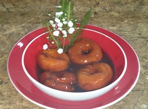 Una foto de Picarones sin zapallo