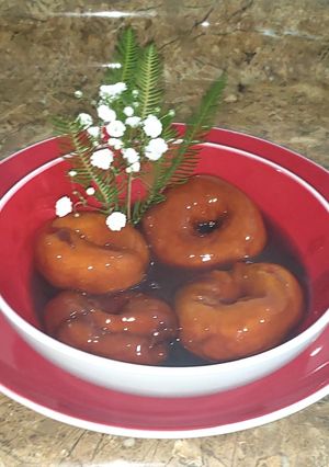 Una foto de Picarones sin zapallo