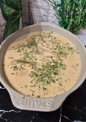Une photo de Suprêmes de poulet sauce champignons