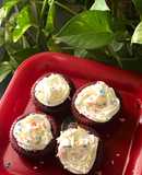 Eggless Red velvet cupcakes 🧁