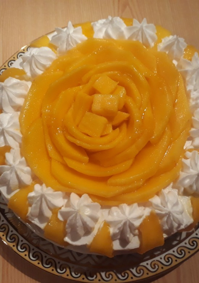 صورة لوصفة تورته المانجا 🧡