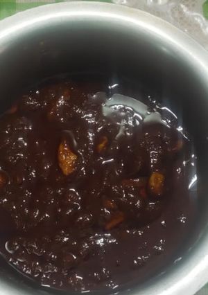 A picture of Tamarid & Garlic Kulambu - Very Healthy TamilNadu Traditional Dish.