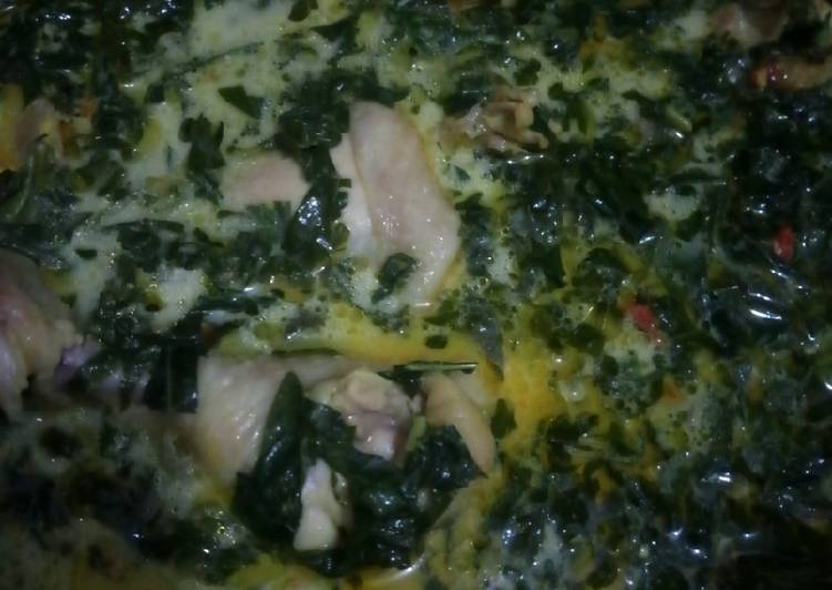 Resep Gulai ayam 🐔daun singkong 😊 Anti Gagal