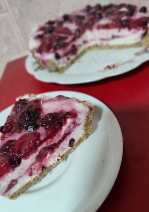 Una foto de Cheesecake de Frutos Rojos