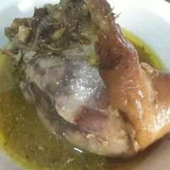 A picture of Spicy boiled chicken.