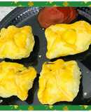 Air-fryer baked egg puffs