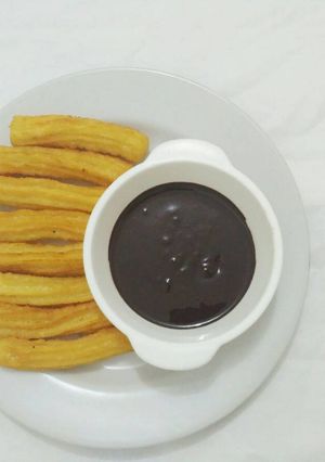Foto resep Churos keju saus chocolate