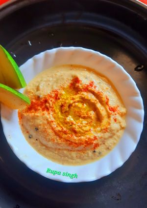 कच्चे आम और मूंगफली की चटनी(kachhe aam or mungfali ki chatni recipe in Hindi) रेसिपी मुख्य फोटो