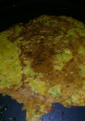 A picture of Besan ka cheela.