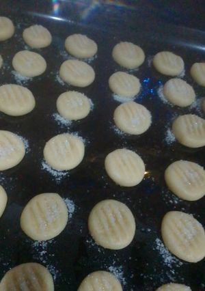 Una foto de Galletitas de limón hechas con batidora
