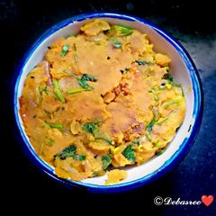 A picture of Maan Kachu / Arum Root Bharta.